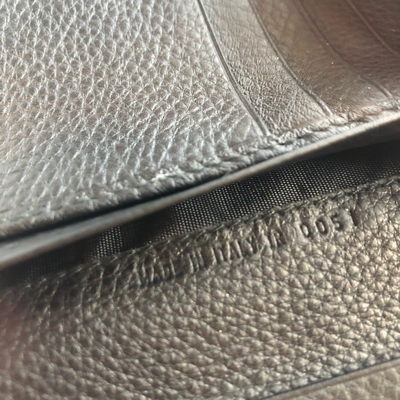 Rare Christian Dior Montaigne Wallet Pony Hair& Leather - Picture 7 of 8